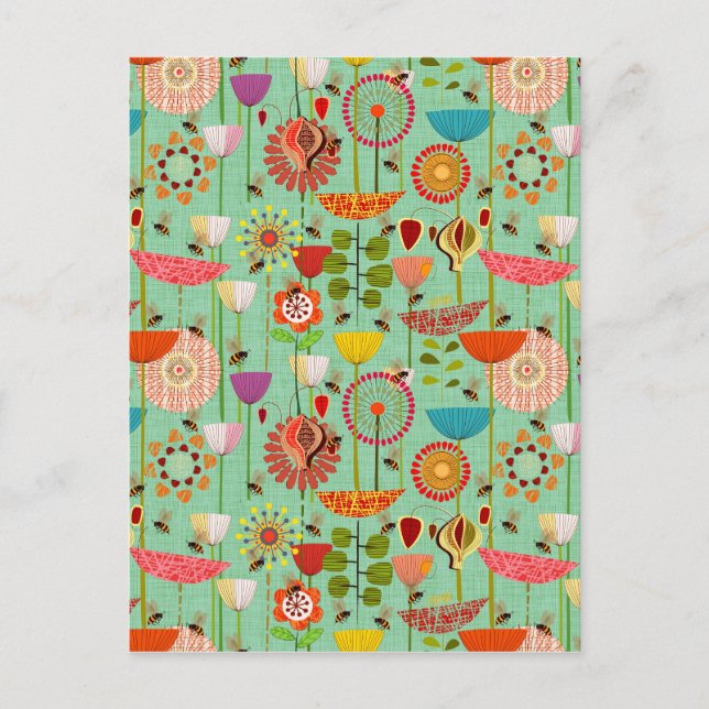 Cartão Postal Onde as abelhas Voam 50 (Frente)