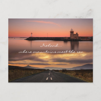 Cartão Postal Onde as montanhas se encontram no mar