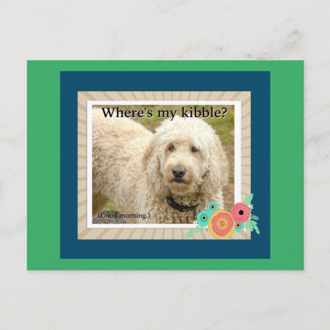 Cartão Postal Onde está o meu cartão-postal, Bom dia (Frente)