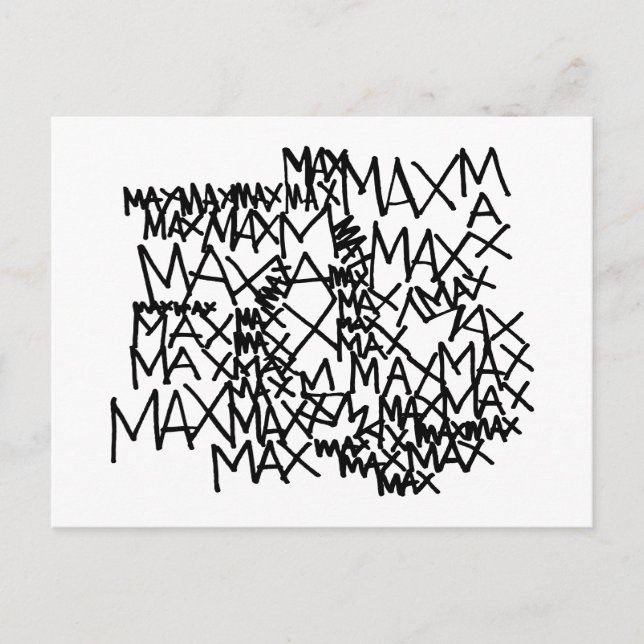 Cartão Postal Onde estão as coisas selvagens | Máx. Repetido (Frente)