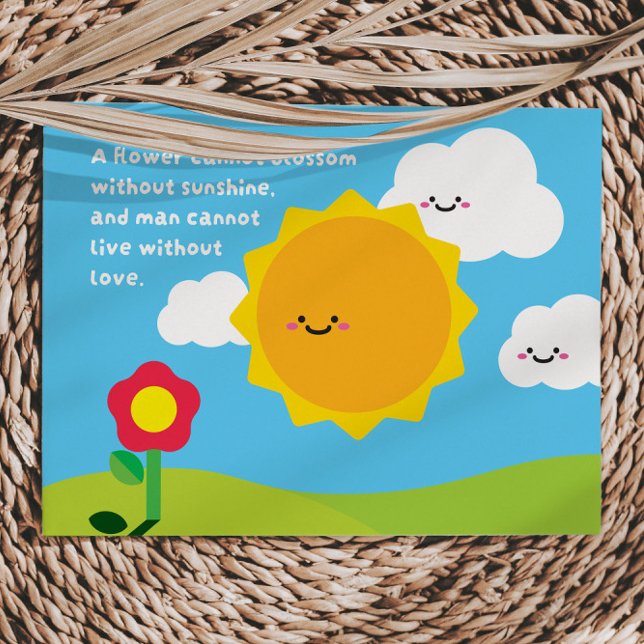 Cartão Postal Onde Flores Encontram Cartão-Postal à Luz Solar (Criador carregado)