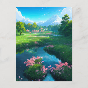 Cartão Postal Onde Montanhas e Sonhos Colidem