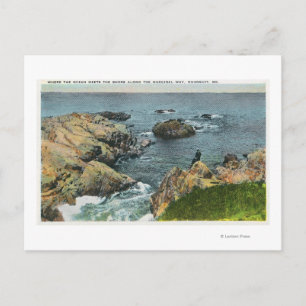 Cartão Postal Onde o oceano encontra a costa