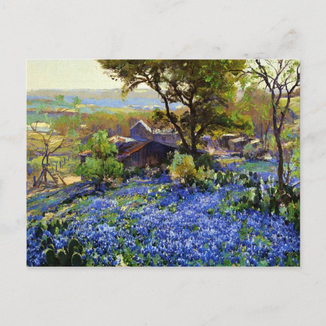Cartão Postal Onderdonk - A Trilha, bela pintura (Frente)