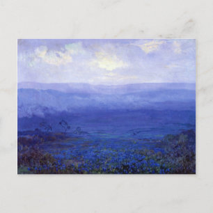 Cartão Postal Onderdonk - Bluebonnets no Texas Postcard