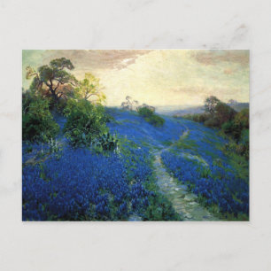Cartão Postal Onderdonk - Cartão-postal de campo Bluebonnet