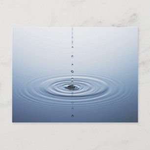 Cartão Postal Ondulação na Água