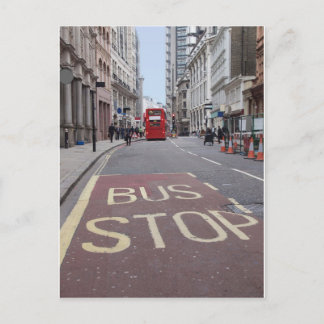 Cartão Postal Ônibus de dois andares em Londres