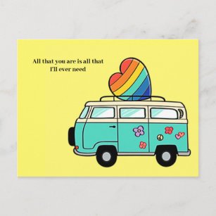 Cartão Postal ônibus do amor