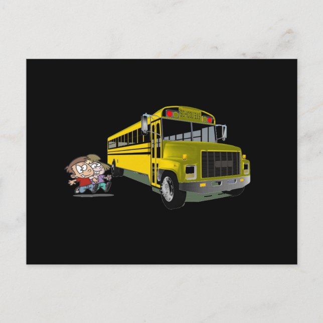 Cartão Postal Ônibus escolar (Frente)