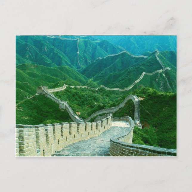Cartão Postal Onipresença Grande Muralha da China (Frente)