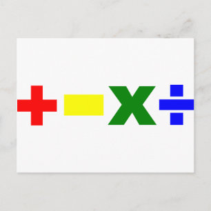 Cartão Postal Onizuka Matemática