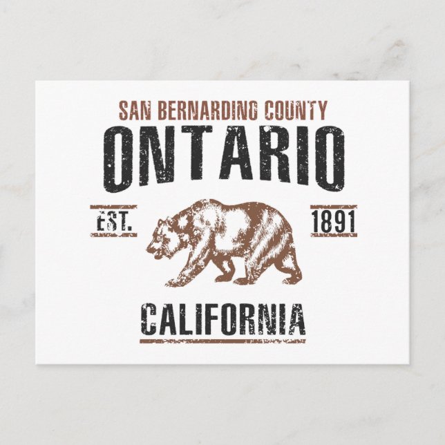 Cartão Postal Ontário (Frente)