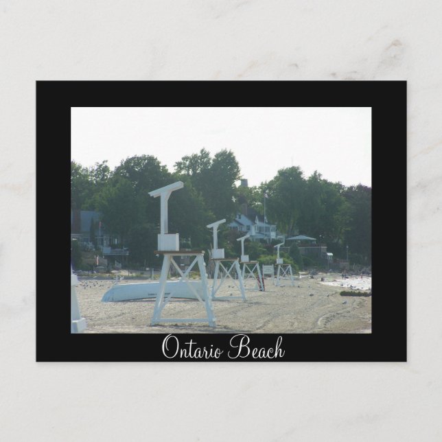 Cartão Postal Ontario Beach (Frente)