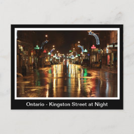 Cartão Postal Ontário, Rua Kingston à Noite