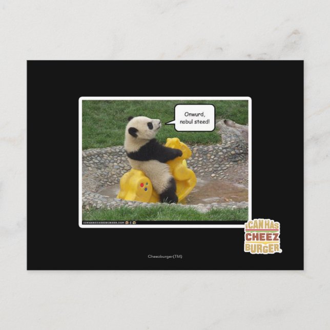 Cartão Postal Onwurd, steed do nobul! (Frente)