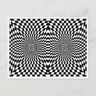 Cartão Postal OP -Art nº 6 em Emporio Moffa