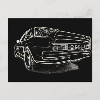 Cartão Postal Opel Ascona i400