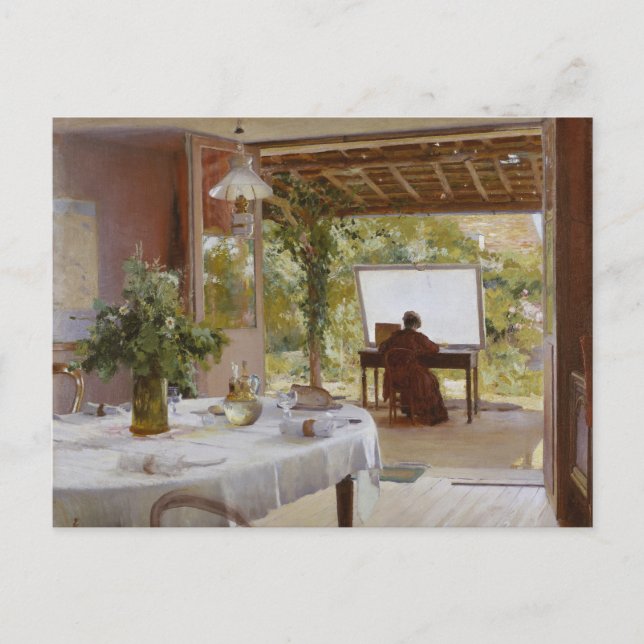 Cartão Postal Open-Air Studio | William Blair Bruce (Frente)