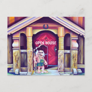 Cartão Postal Open House escandinava