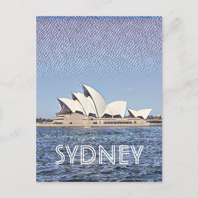 Cartão Postal ópera brilho sydney (Frente)