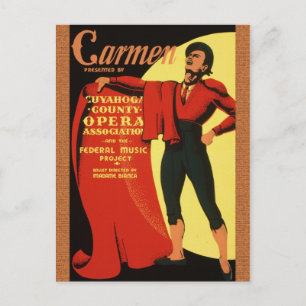 Cartão Postal Ópera de 1939: Carmen Postcard