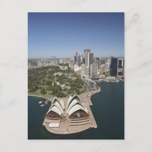 Cartão Postal Ópera de Sydney, Jardins Botânicos Reais, CBD