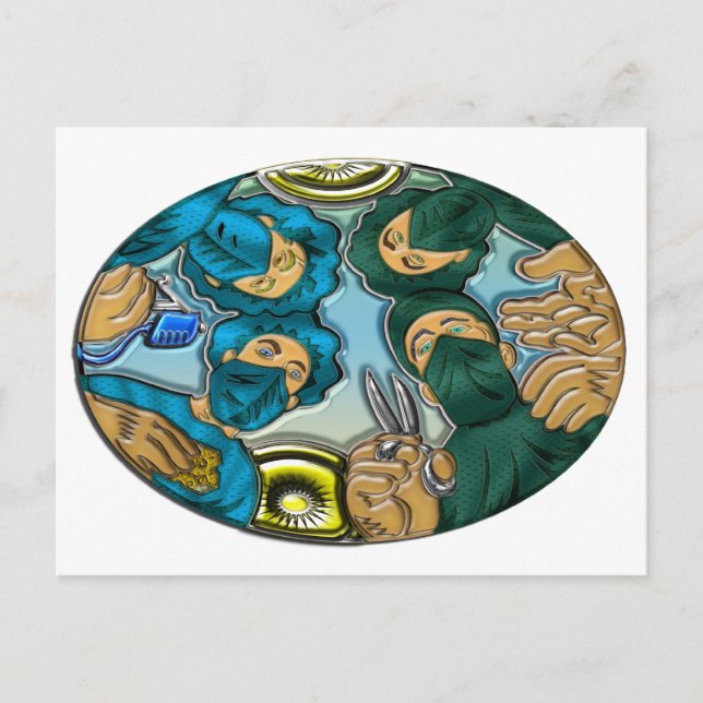 Cartão Postal Operação ou Cirurgia (Frente)