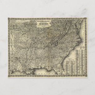 Cartão Postal Operações Militares Da Guerra Civil Mapeiam A Ca