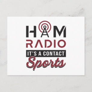 Cartão Postal Operador de Rádio HAM Amateur Code Antenna Gift Id