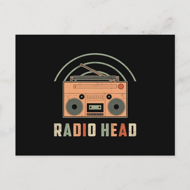 Cartão Postal Operador de Rádio HAM Antenna Amateur Code Gift Id (Frente)