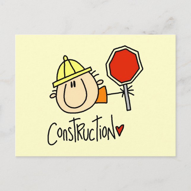 Cartão Postal Operário da Construção (Frente)