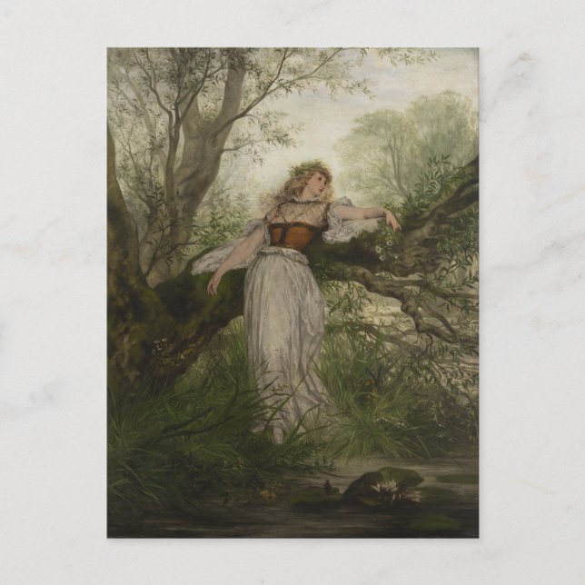 Cartão Postal Ophelia Art de Victor Müller Postcard (Frente)