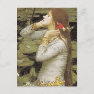 Cartão Postal OPHELiA, por John William Waterhouse, 1894