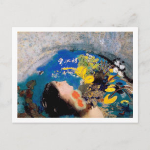 Cartão Postal Ophelia, Redon