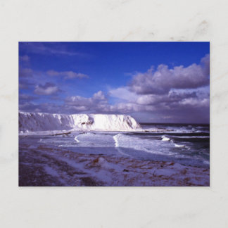 Cartão Postal Opinião da bacia do cabo da ilha de Shemya