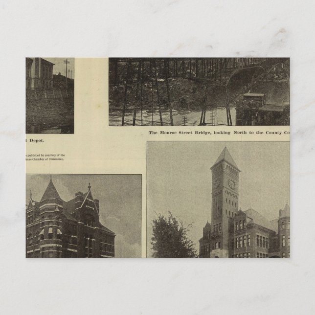 Cartão Postal Opiniões, prosperidade de Spokane (Frente)