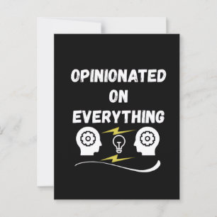 Cartão Postal Opinionado sobre tudo