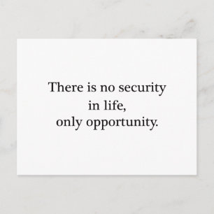 Cartão Postal Oportunidade