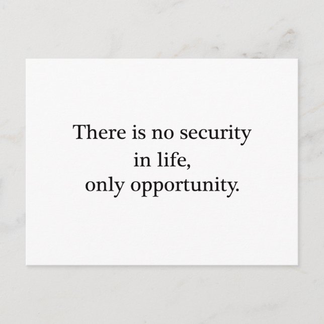 Cartão Postal Oportunidade (Frente)