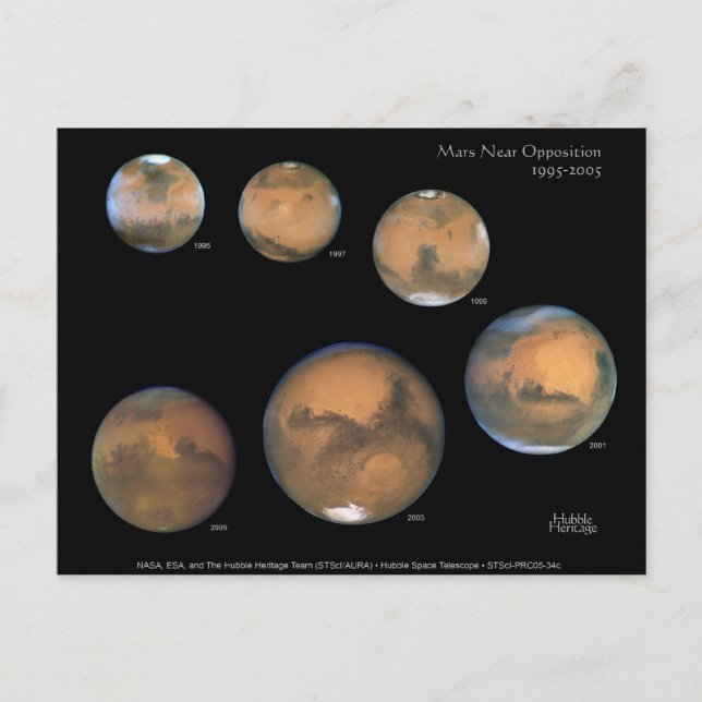 Cartão Postal Oposição Mars 1995-2005 (Frente)