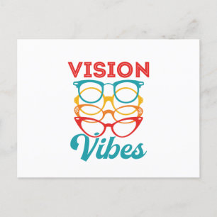 Cartão Postal Óptico Optometria Optometria de Vibes de Visão