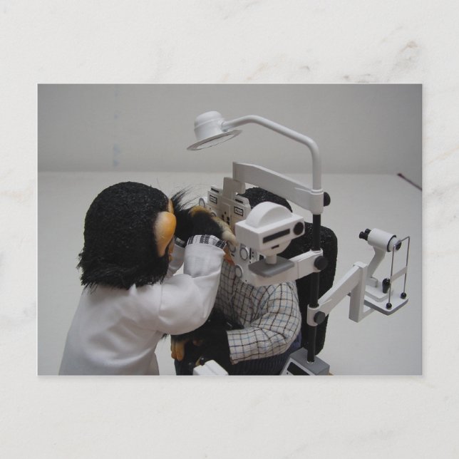 Cartão Postal Optometrista (Frente)