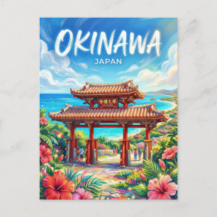 Cartão Postal Oquinaua Japão
