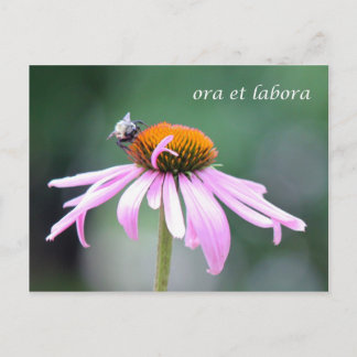 Cartão Postal ora et labora