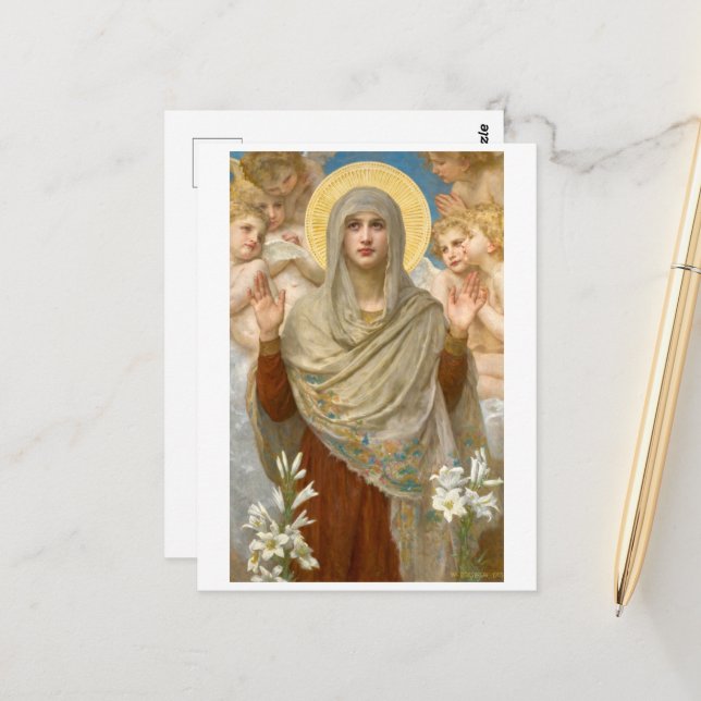 Cartão Postal Ora Pro Nobis, William Bouguereau (Frente/Verso In Situ)