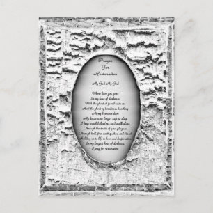 Cartão Postal Oração à restauração