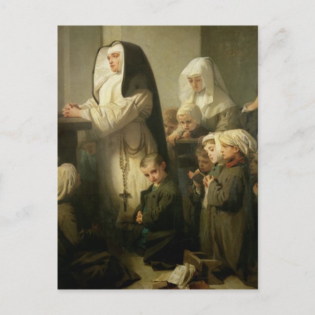 Cartão Postal Oração das Crianças Sofrendo de Ringworm (Frente)