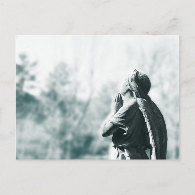 Cartão Postal oração de anjo (Frente)