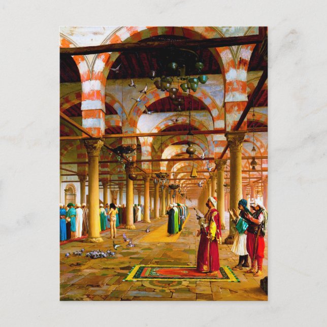 Cartão Postal Oração na Mesquita (1871) (Frente)